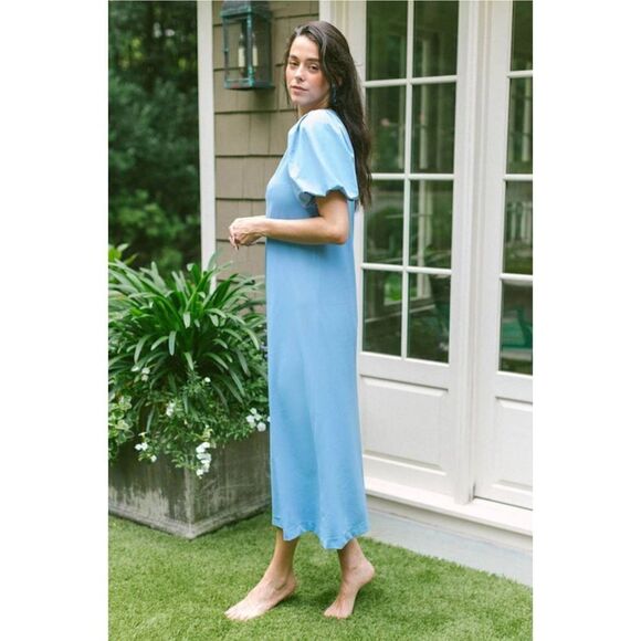 VIOLETTE The Maxi Dress in Azure XS NWT Summer dress - Picture 1 of 8